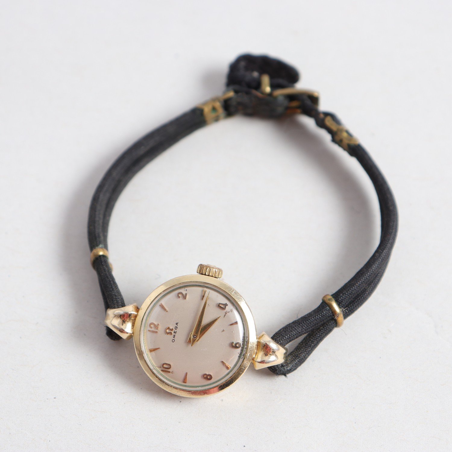 Armbandsur, guld 14K, Omega, 1940-tal