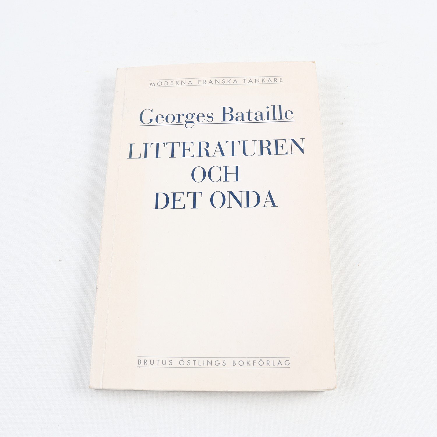 George Bataille, Litteraturen och det onda