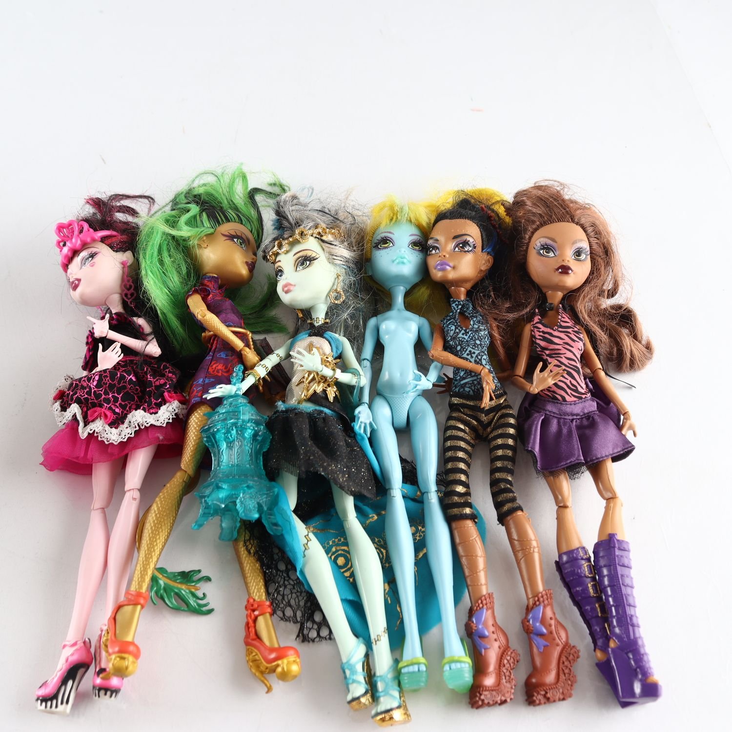 Dockor, Monster high, blandat 6st.