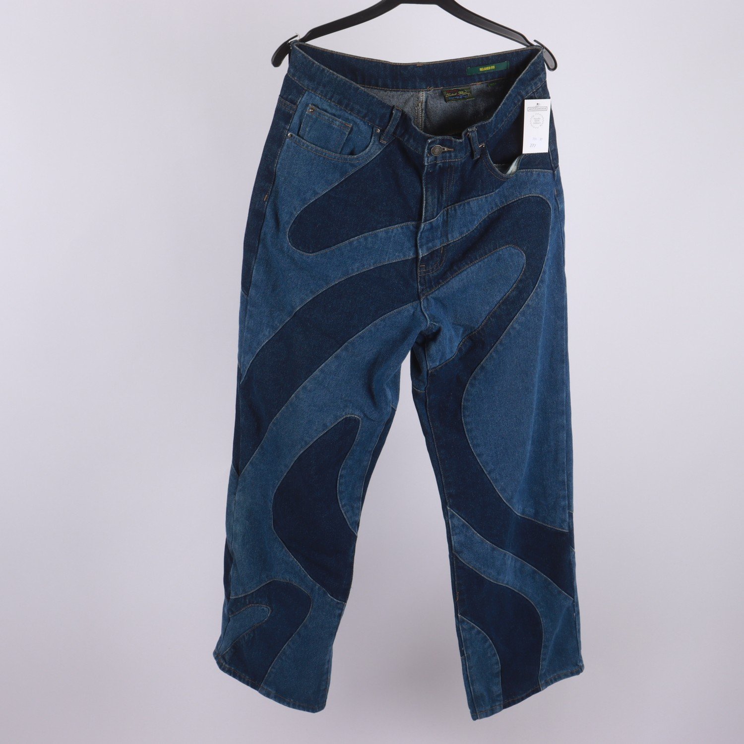 Jeans, Jaded Man & Curly Fry, blå, stl. W: 30″