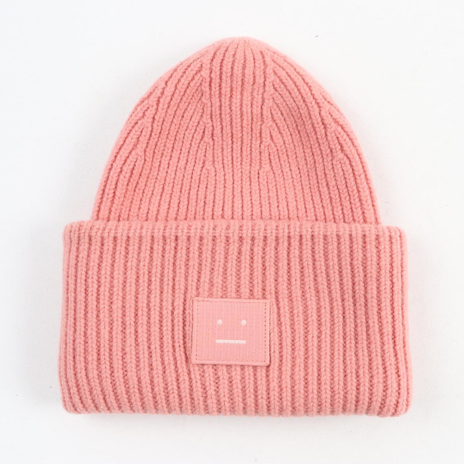 Mössa, Acne Studios, rosa, stl. 56 cm