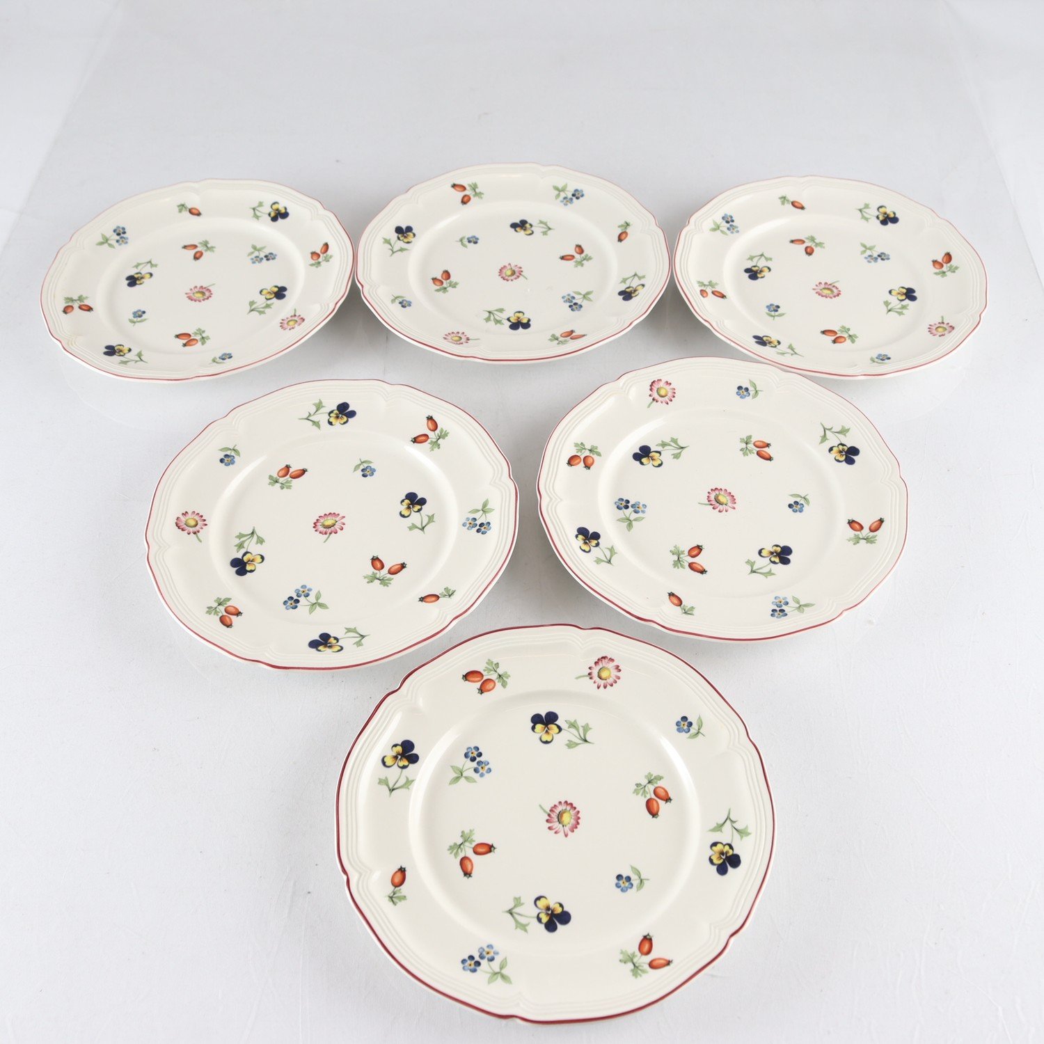 Assietter, Villeroy & boch, Fleur, 6 st.