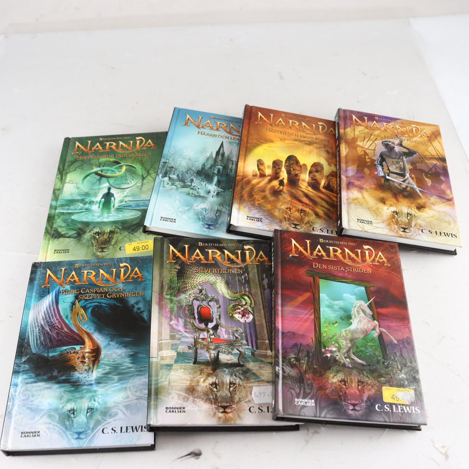 C. S. Lewis, Berättelsen om Narnia, Vol.1-7