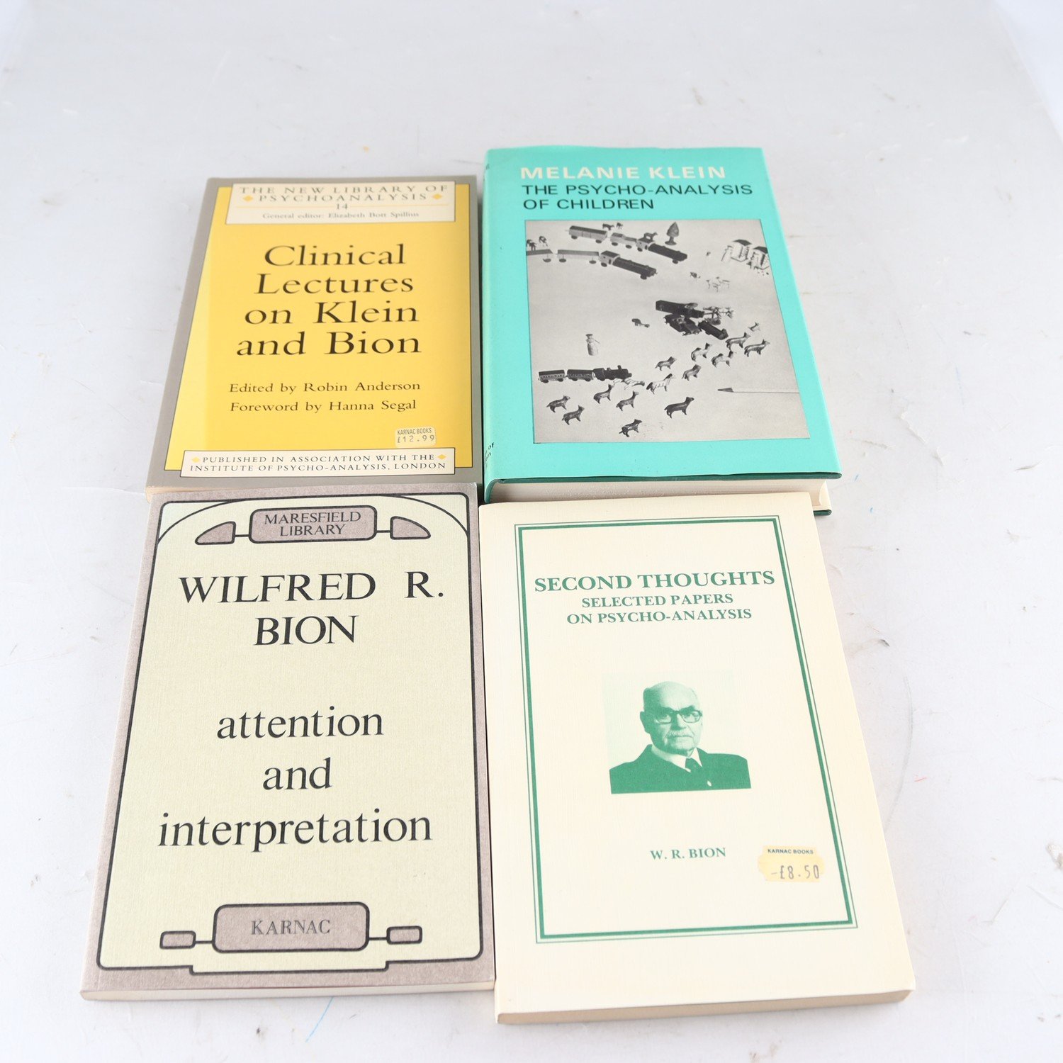 Melanie Klein & Wilfred R. Bion, bokpaket med 4 volymer