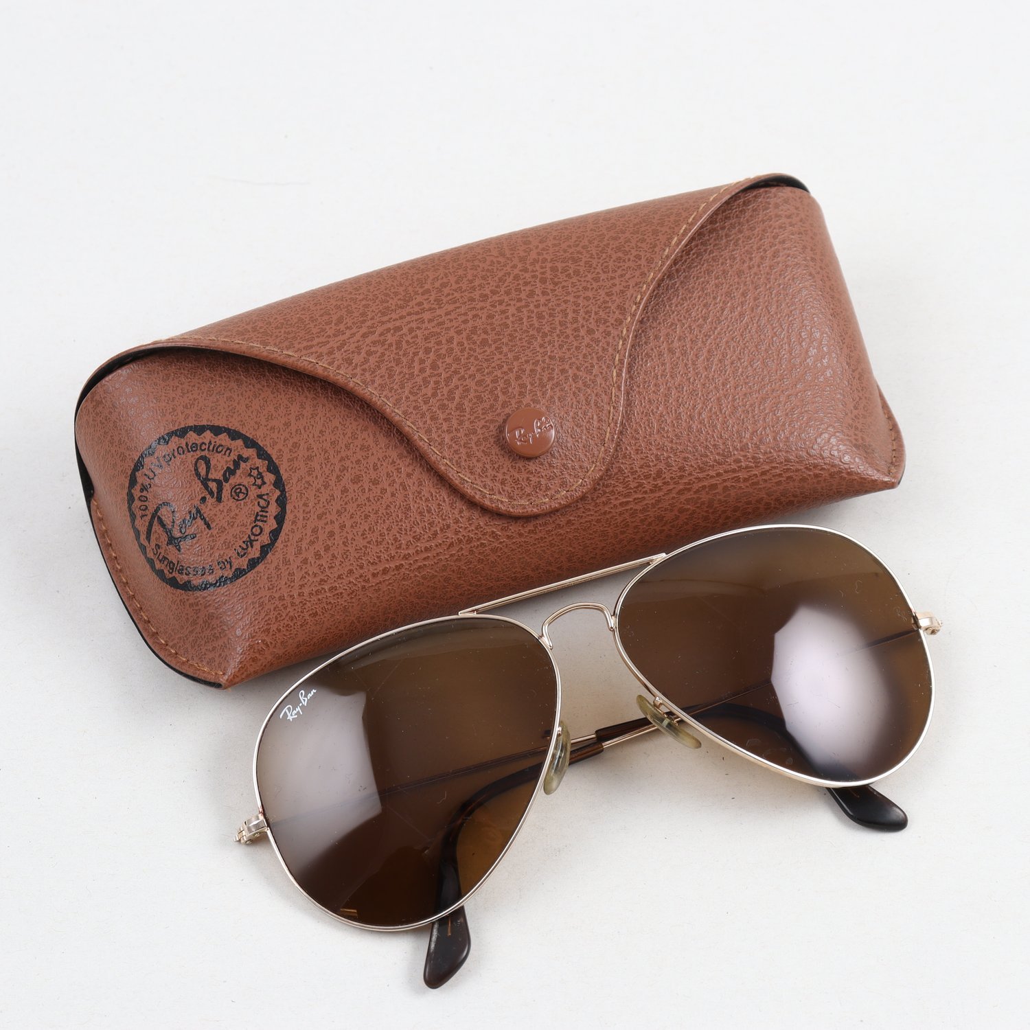 Solglasögon, metall, Ray Ban Aviator Large