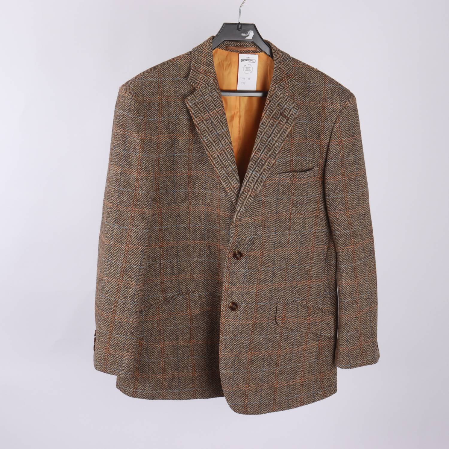 Kavaj Harris Tweed, multi, herringbone, stl. 52-54