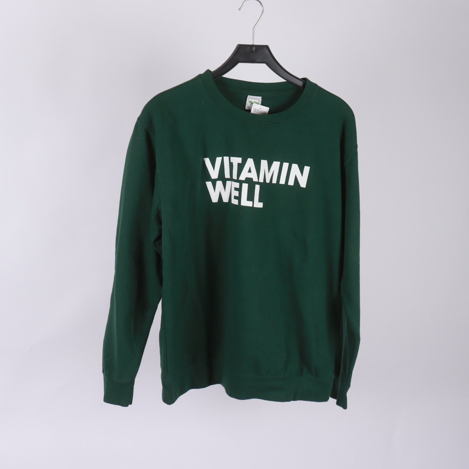 Sweatshirt, Vitamin Well, grön, stl. L