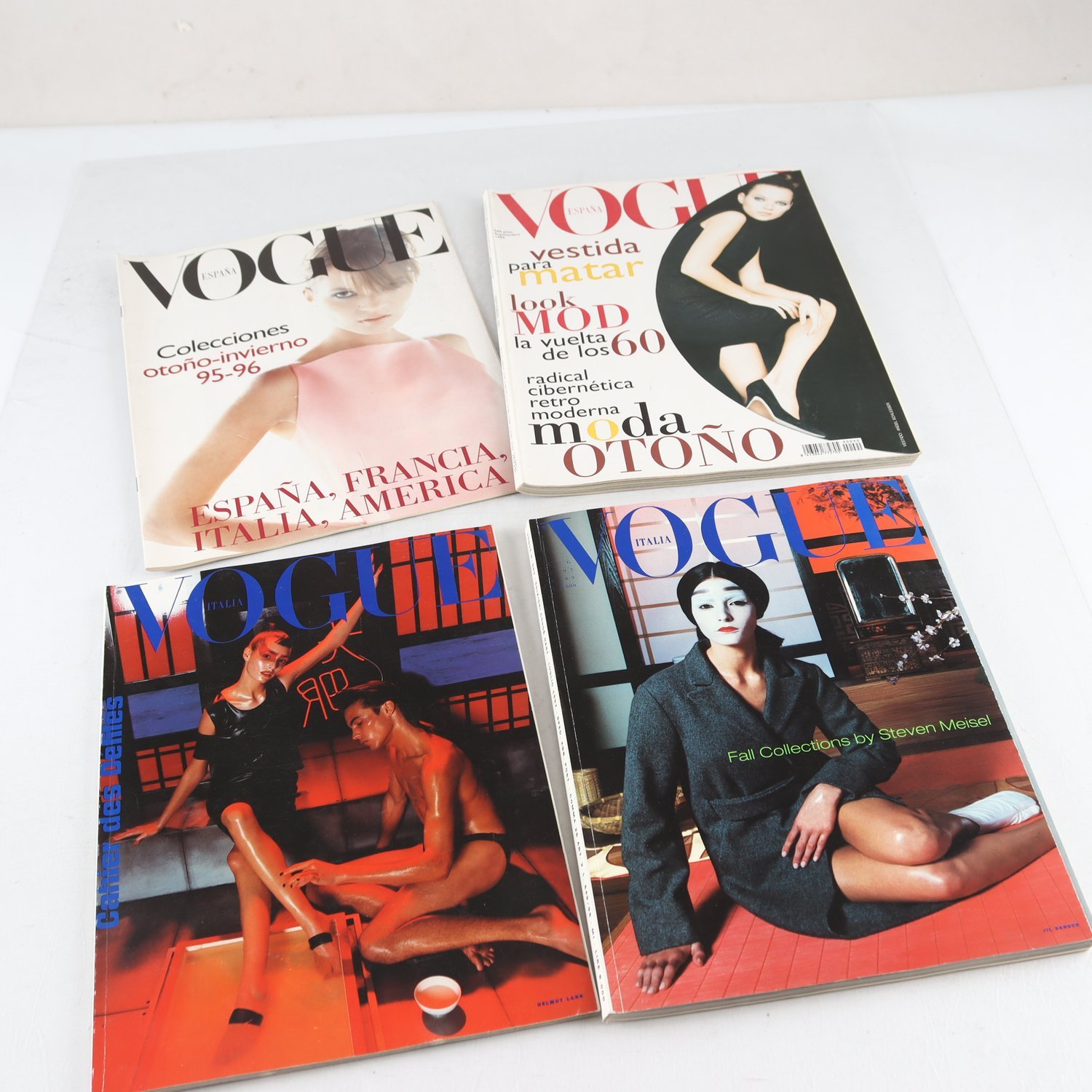 Vogue Italia, No. 563 Luglio 1997 + Vogue Espana No. 90 Sept. 1995