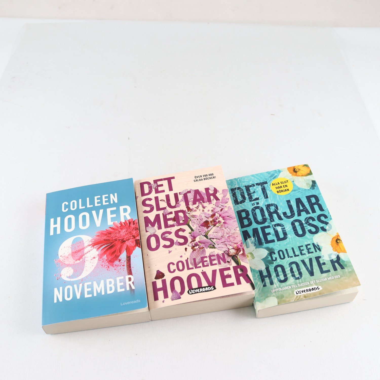 Colleen Hoover, bokpaket med 3 pocket