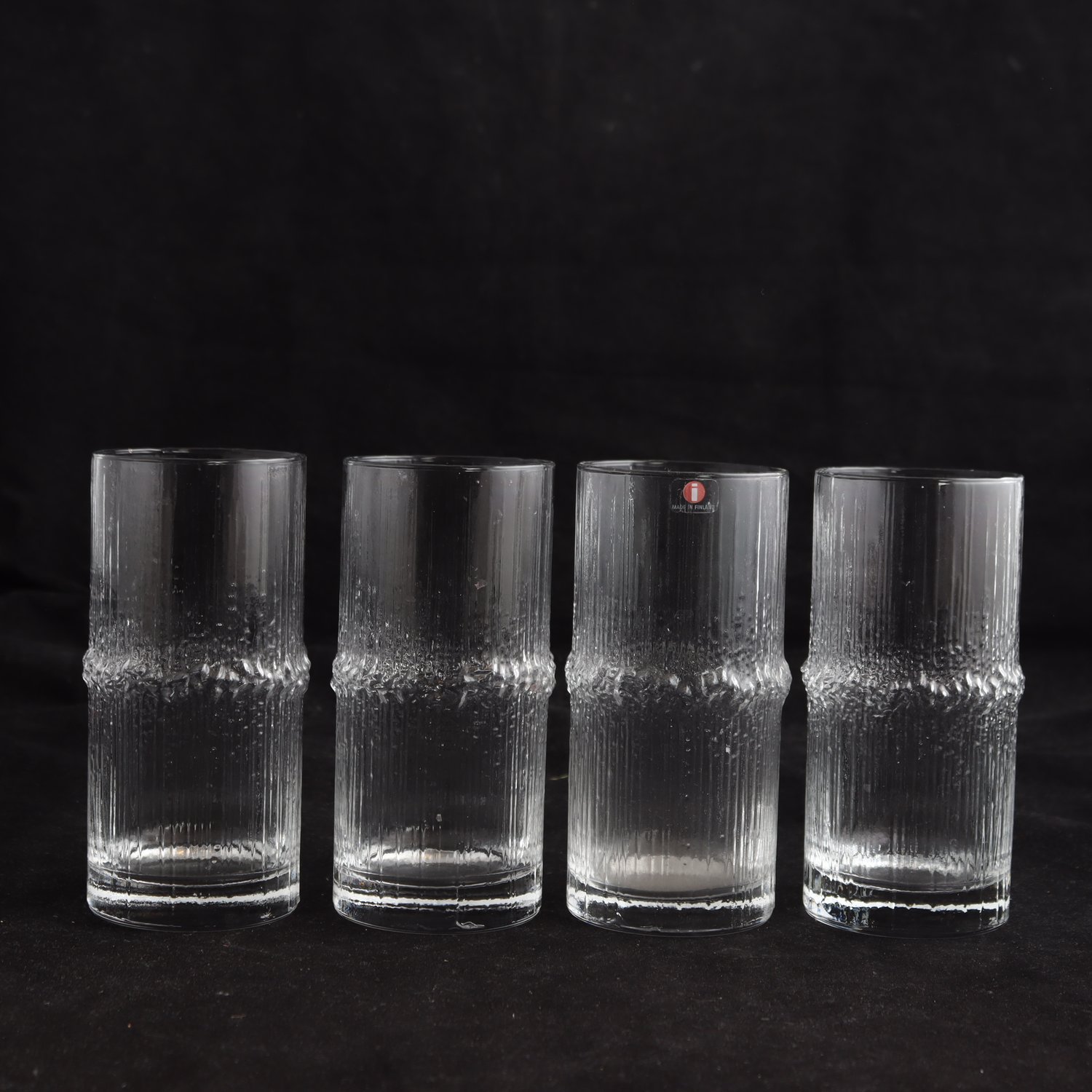 Glas, ”Niva”, Tapio Wirkkala, Iittala, 4 st