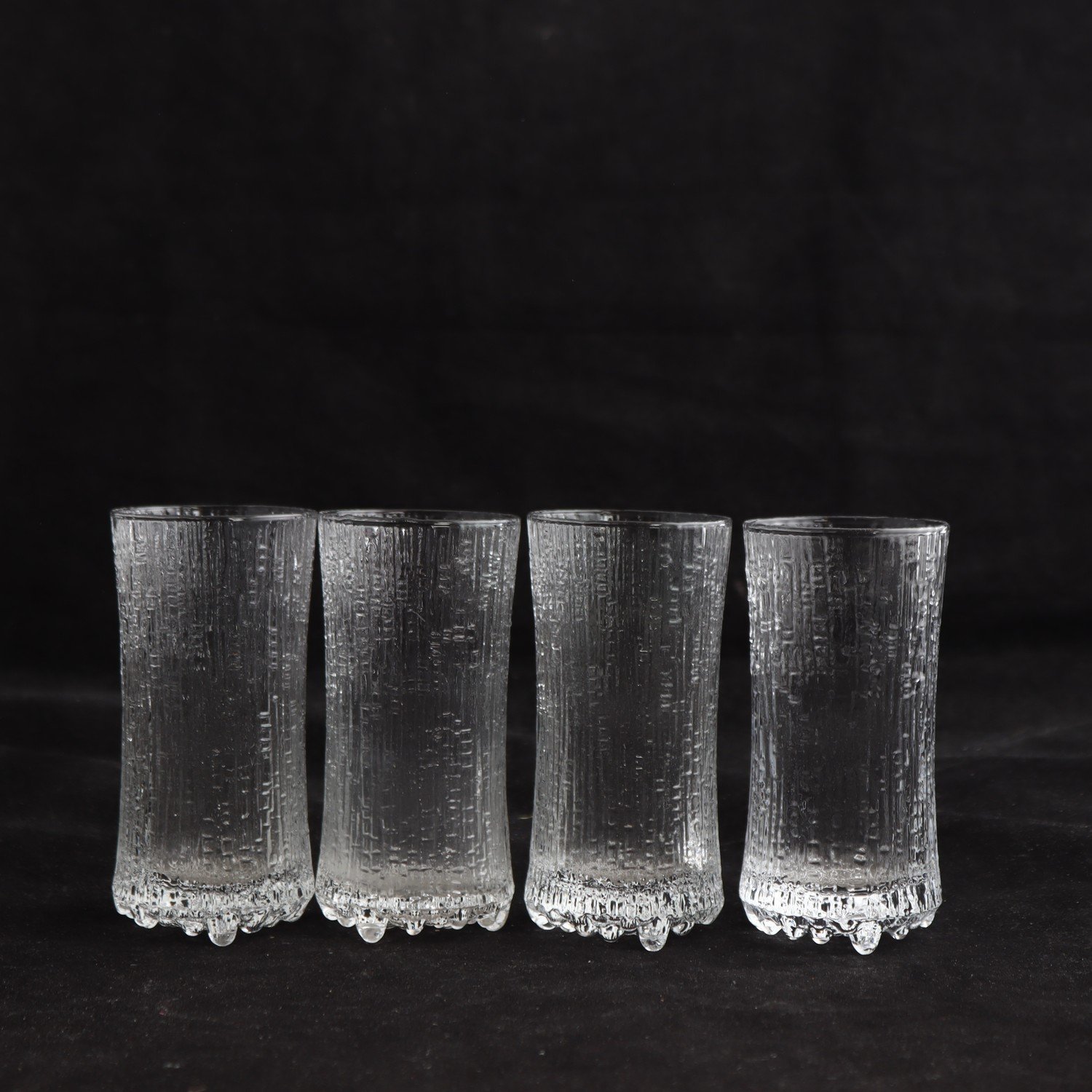 Glas, ”Ultima Thule”, Tapio Wirkkala, Iittala, 4 st