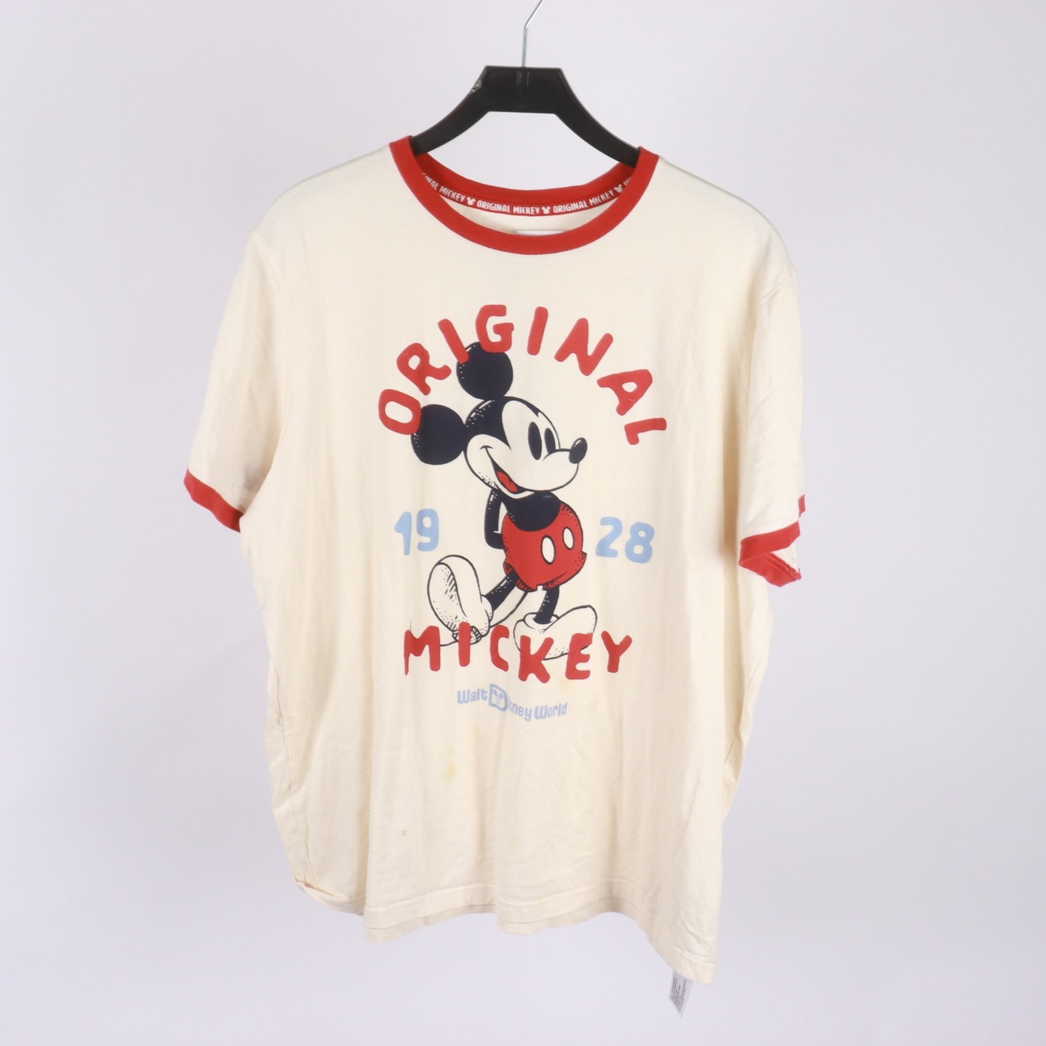 T-shirt, Disney Mickey Mouse, beige, stl. XL