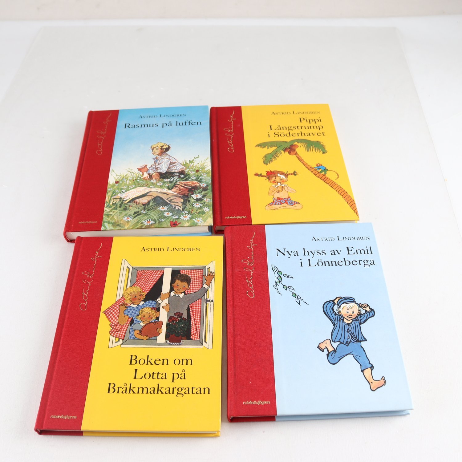 Astrid Lindgren, bokpaket med 4 volymer