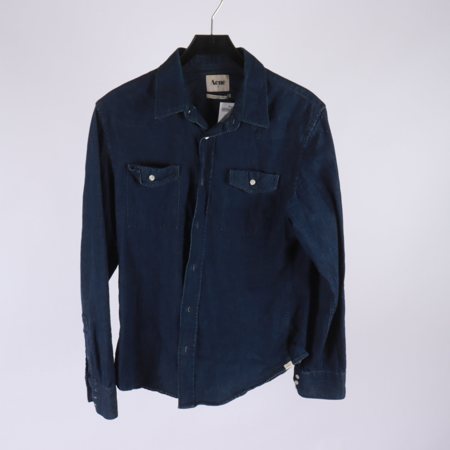 Jeansskjorta, Acne, blå, stl. 50