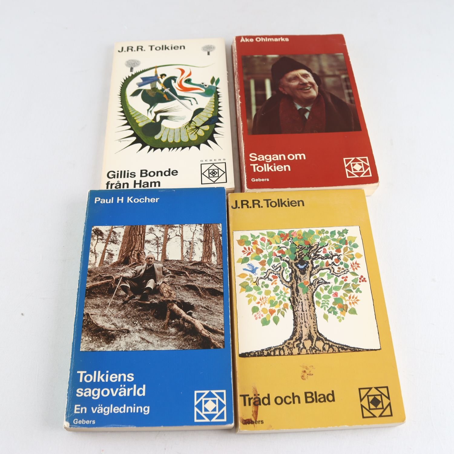 J.R.R. Tolkien, bokpaket med 4 pocket, bl a Gillis Bonde från Ham