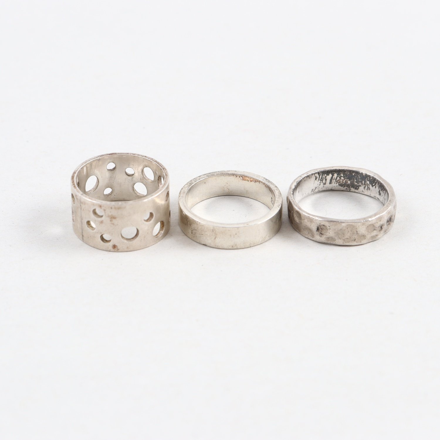 Ringar, silver 925, vikt: 15,1g