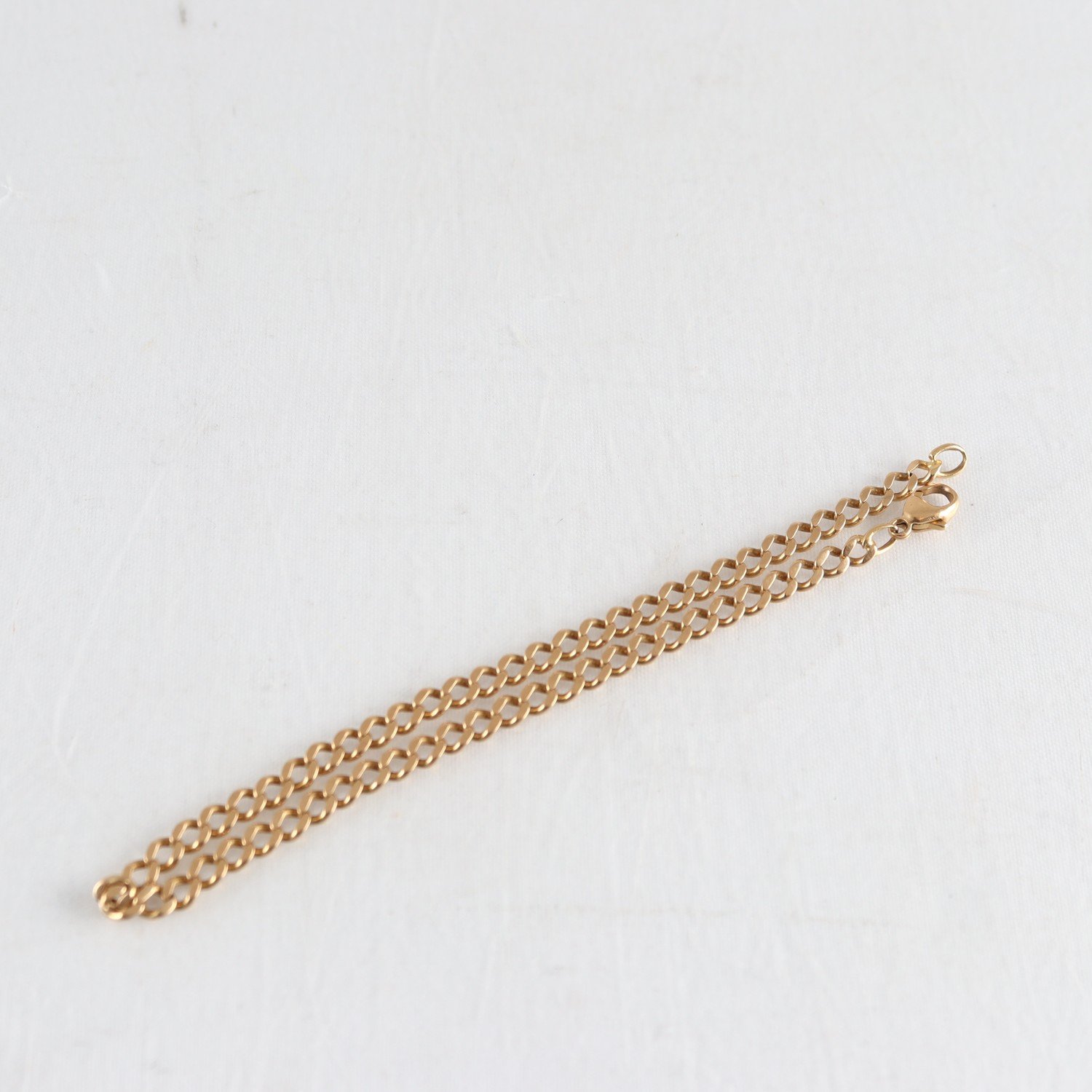 Armband/Fotlänk, Pansar, guld 18K, vikt: 9,7g