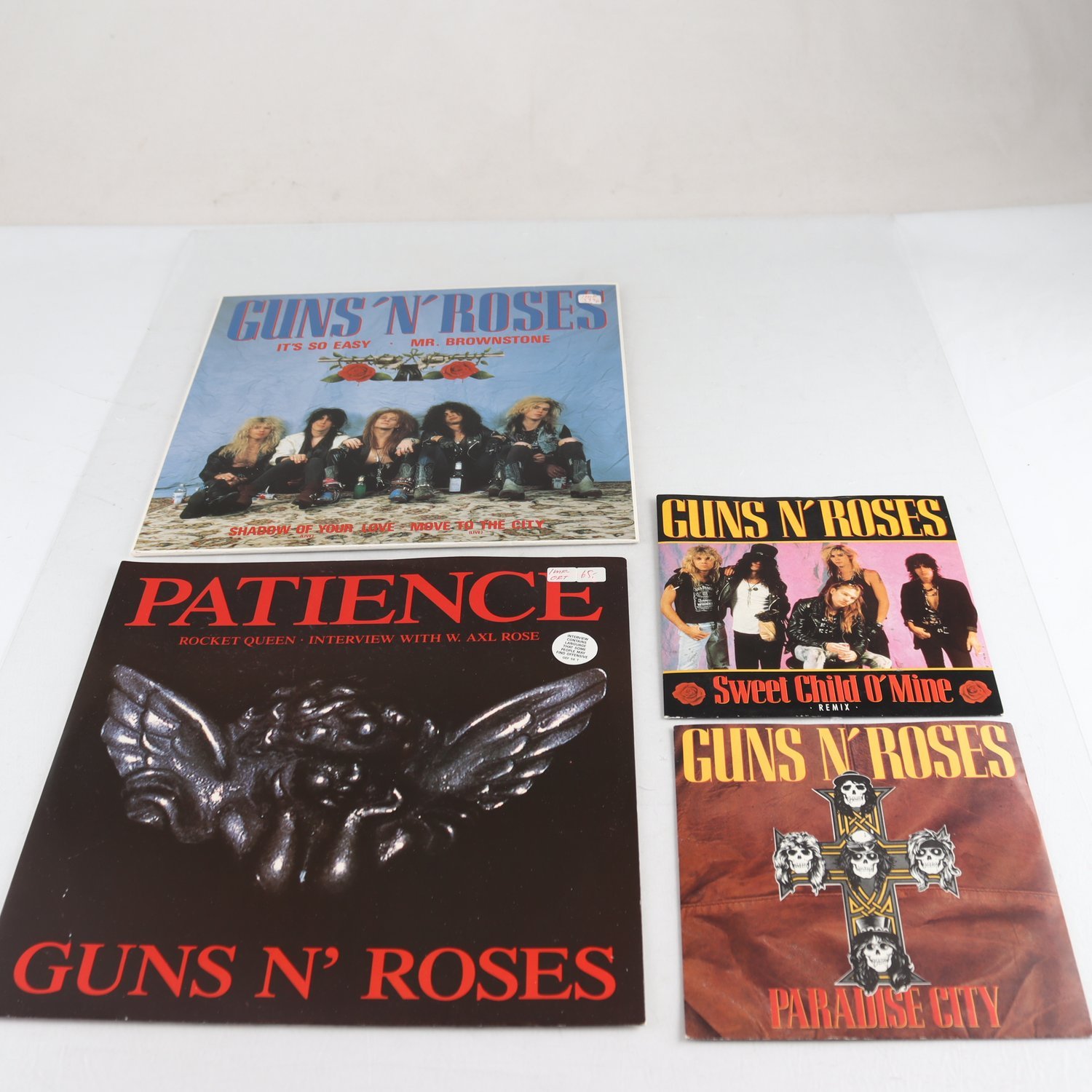 Guns n’ roses, singlar 12″ & 7″