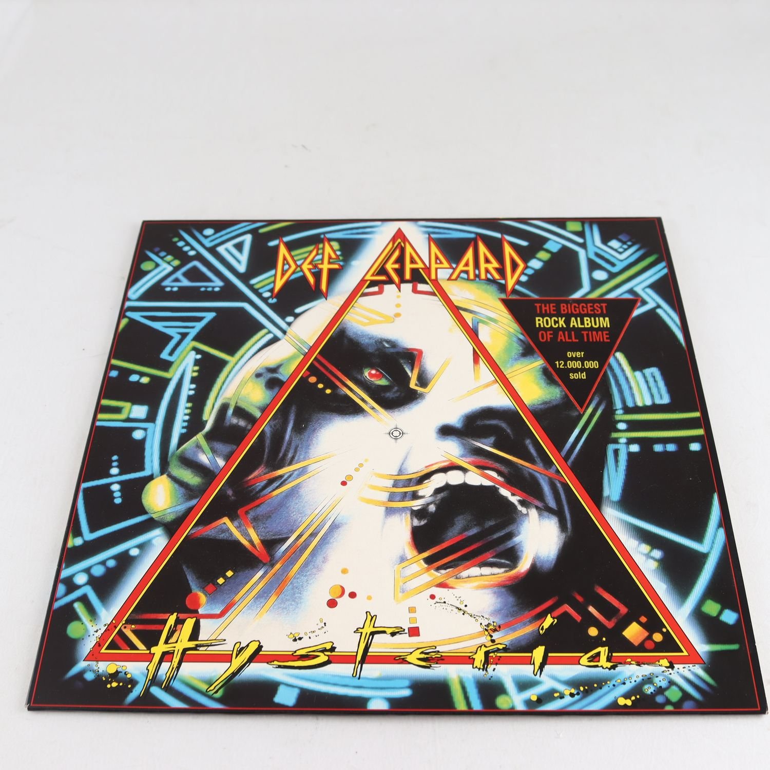 LP def leppard – hysteria, holländsk press