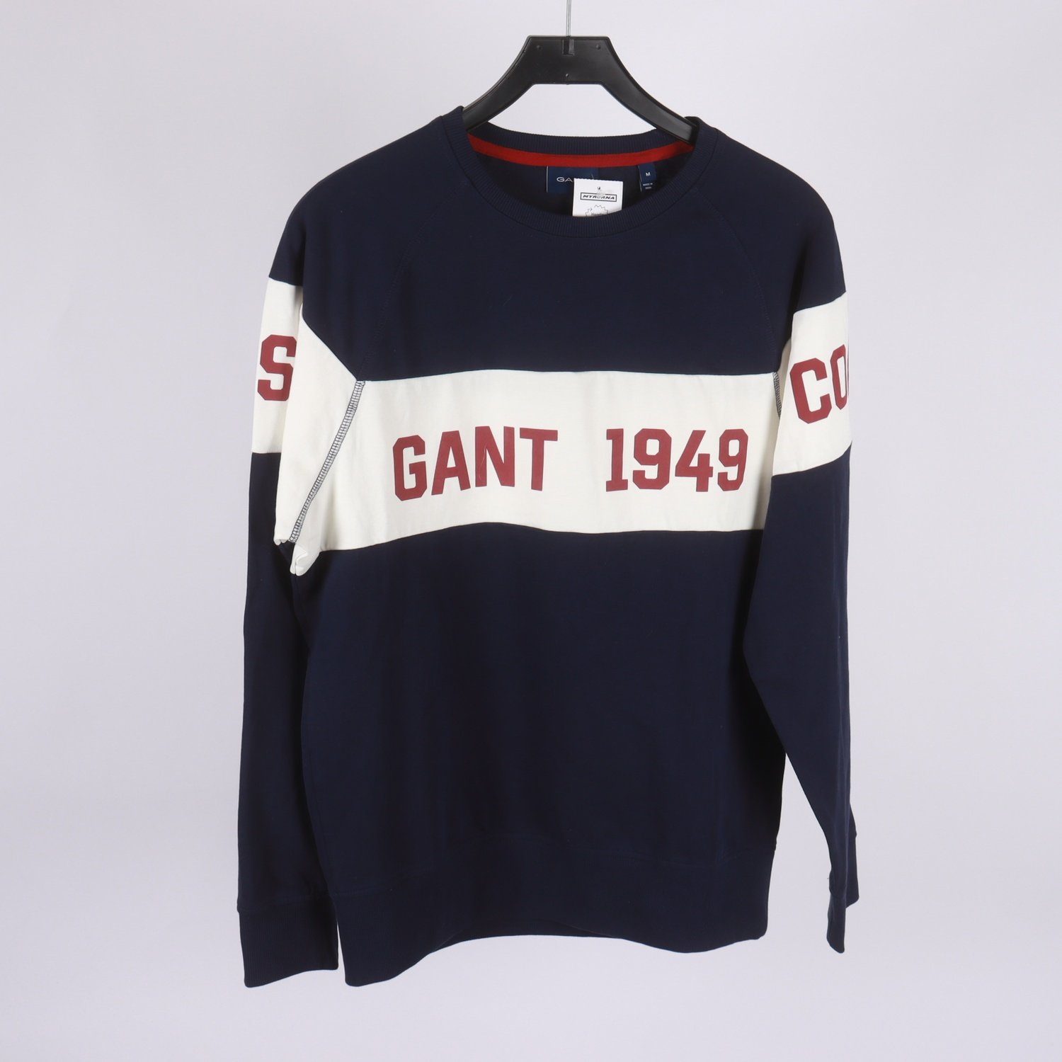 Sweatshirt, Gant, blå, vit, stl. M