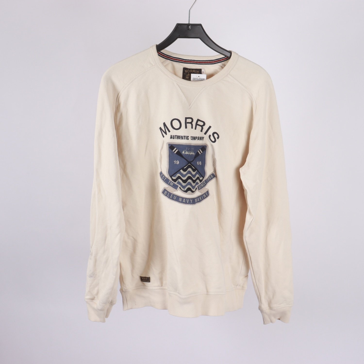 Sweatshirt, Morris, offwhite, stl. XL