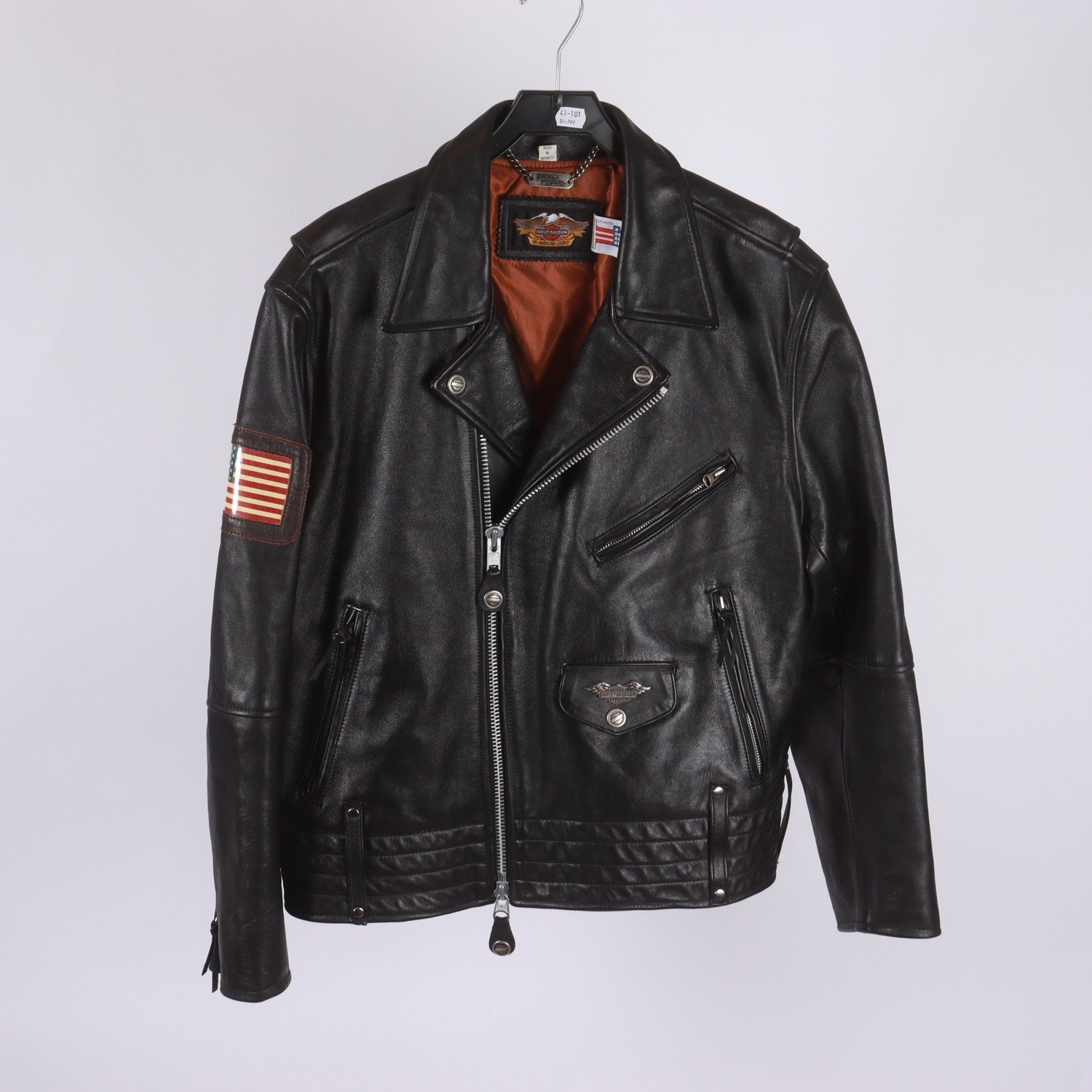 Skinnjacka, Harley-Davidson, 100% läder, stl. XXL