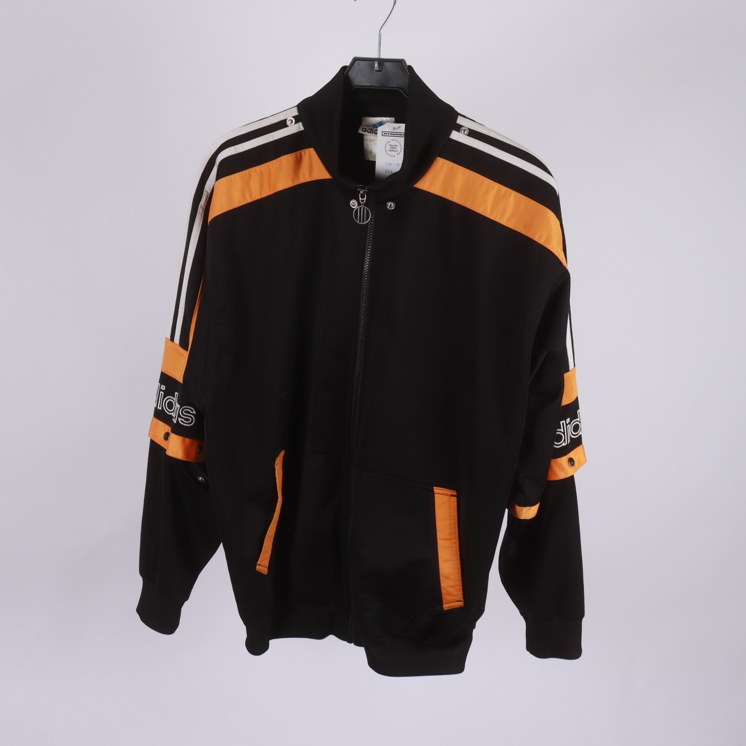 Sportjacka, Adidas, orange, svart, L