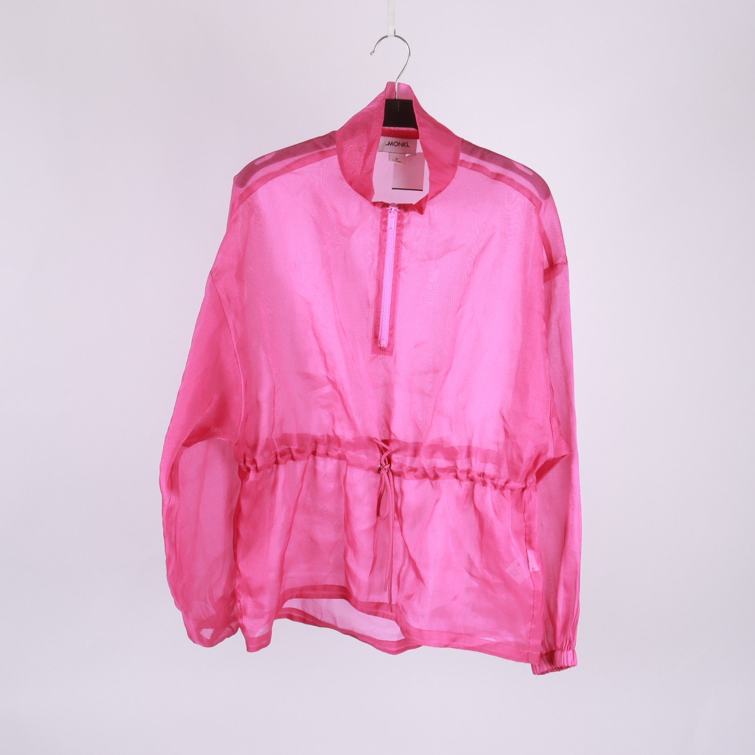 Blus, Monki, rosa, transparent, stl. M