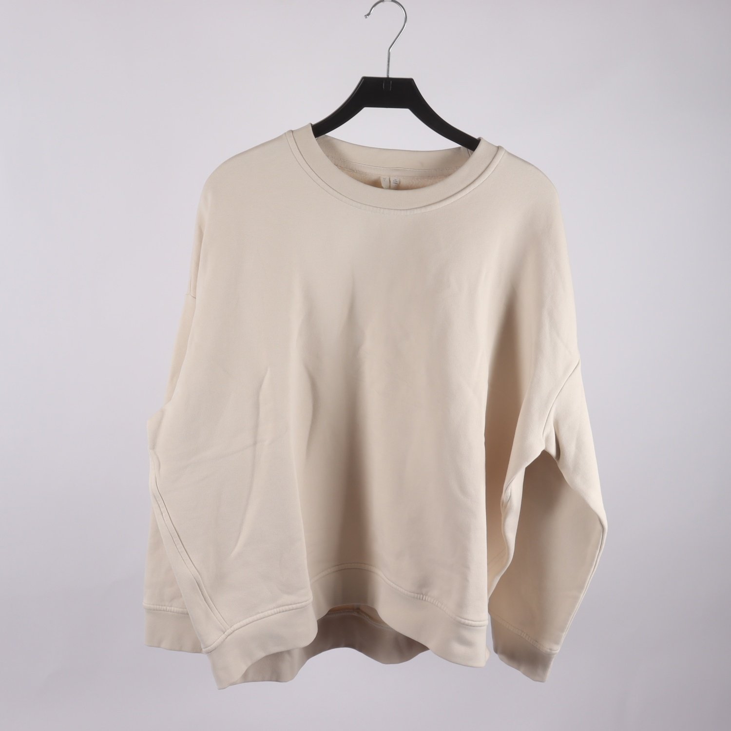 Sweatshirt, Arket, benvit, stl. L