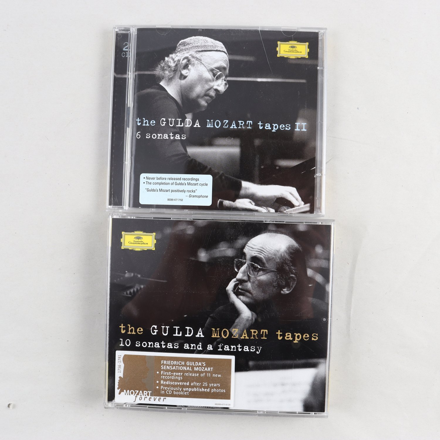 CD The Gulda Mozart Tapes, 1 och 2