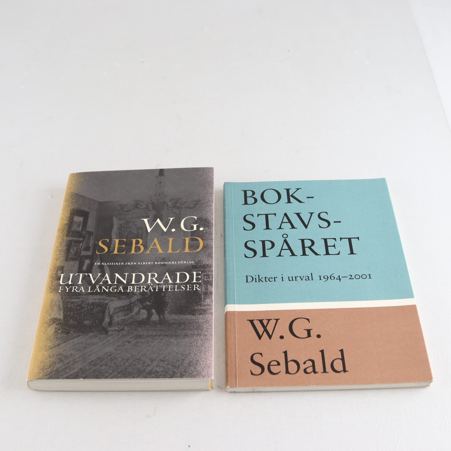 W. G. Sebald, Utvandrade + Bokstavsspåret