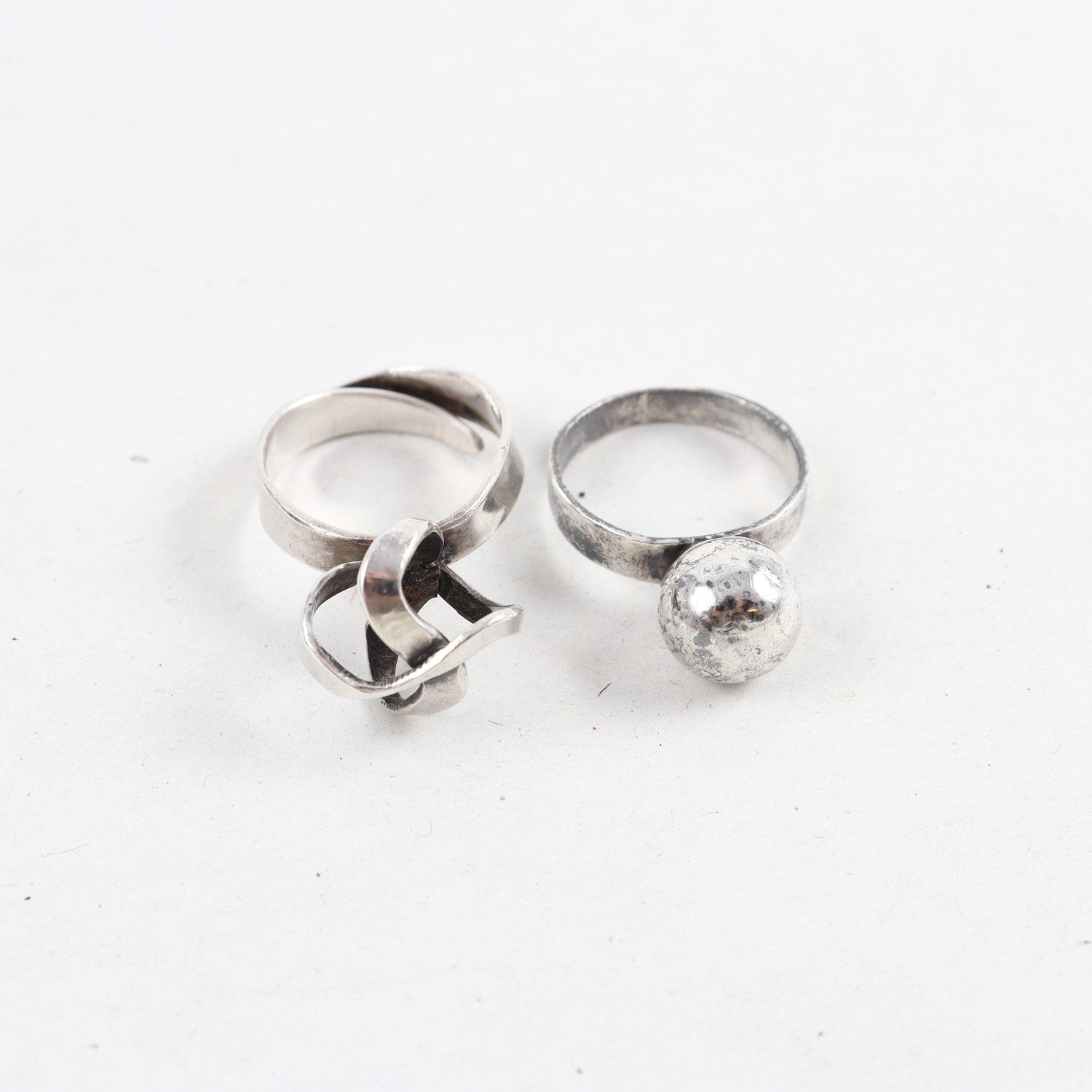 Ringar, silver 925, vikt: 6,7g