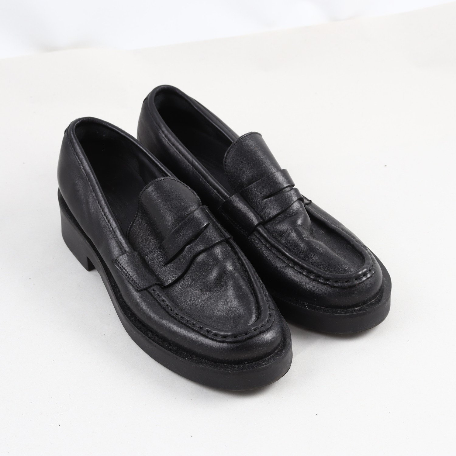 Loafers, Arket, läder, stl. 40