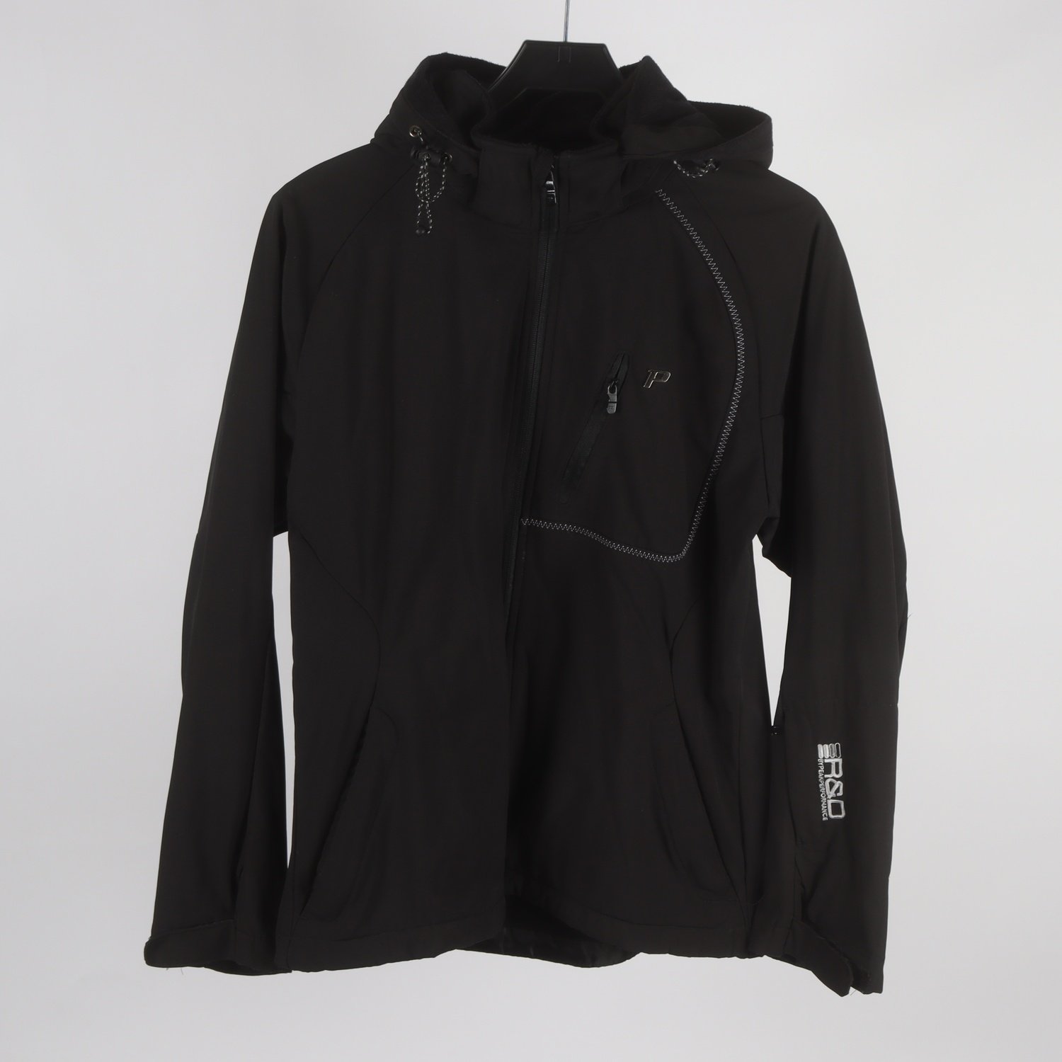 Fritidsjacka, Peak Performance Windstopper, svart, stl. XXL