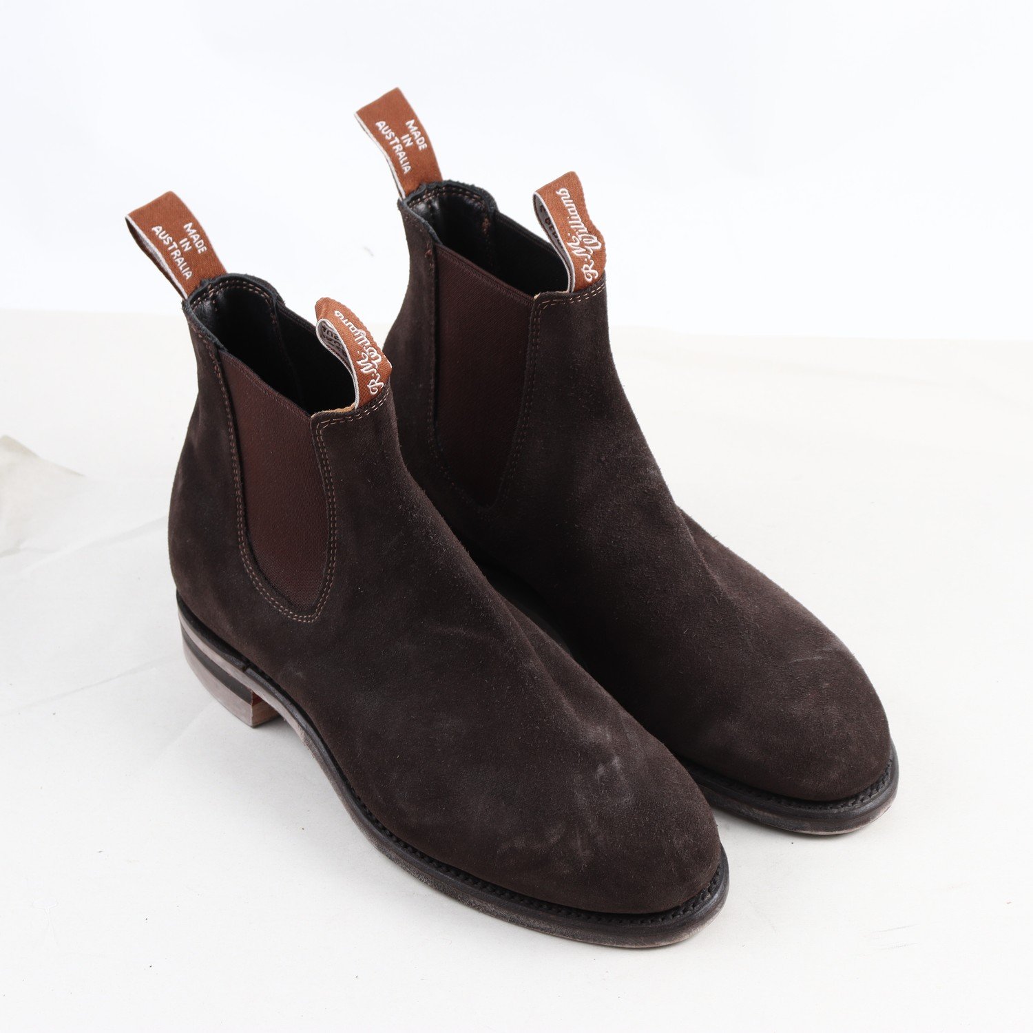 Chelsea boots, R.M.Williams, läder, stl. 39