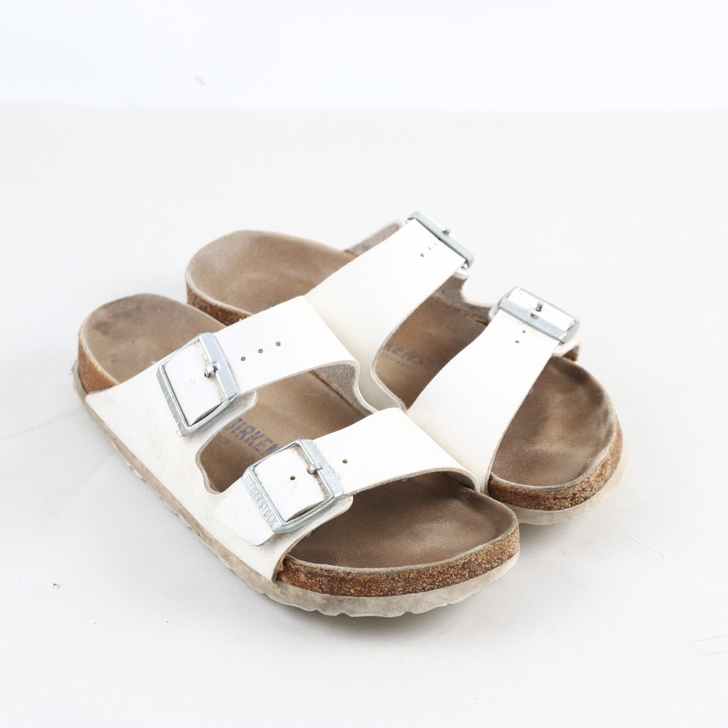 Tofflor, Birkenstock, läder, stl. 37