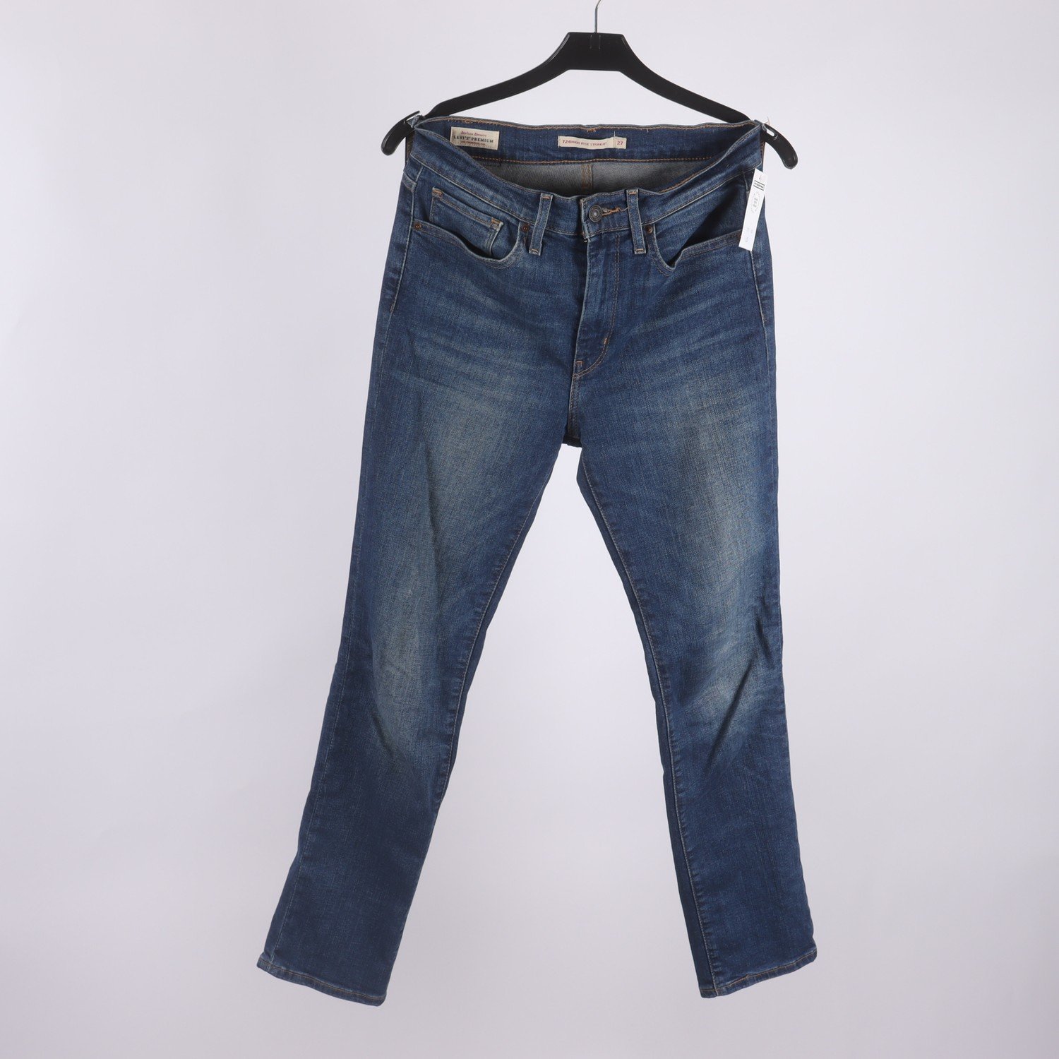 Jeans, Levi´s 724, blå, stl.W, 27″