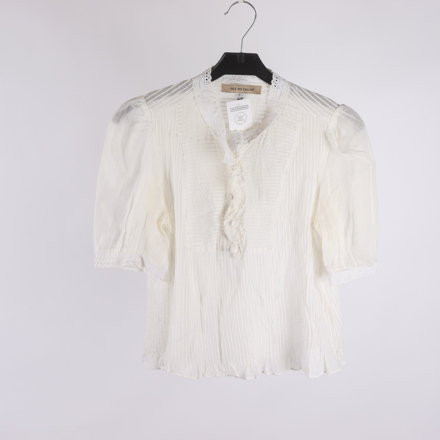 Blus, See by Chloé, off-white, stl. 42