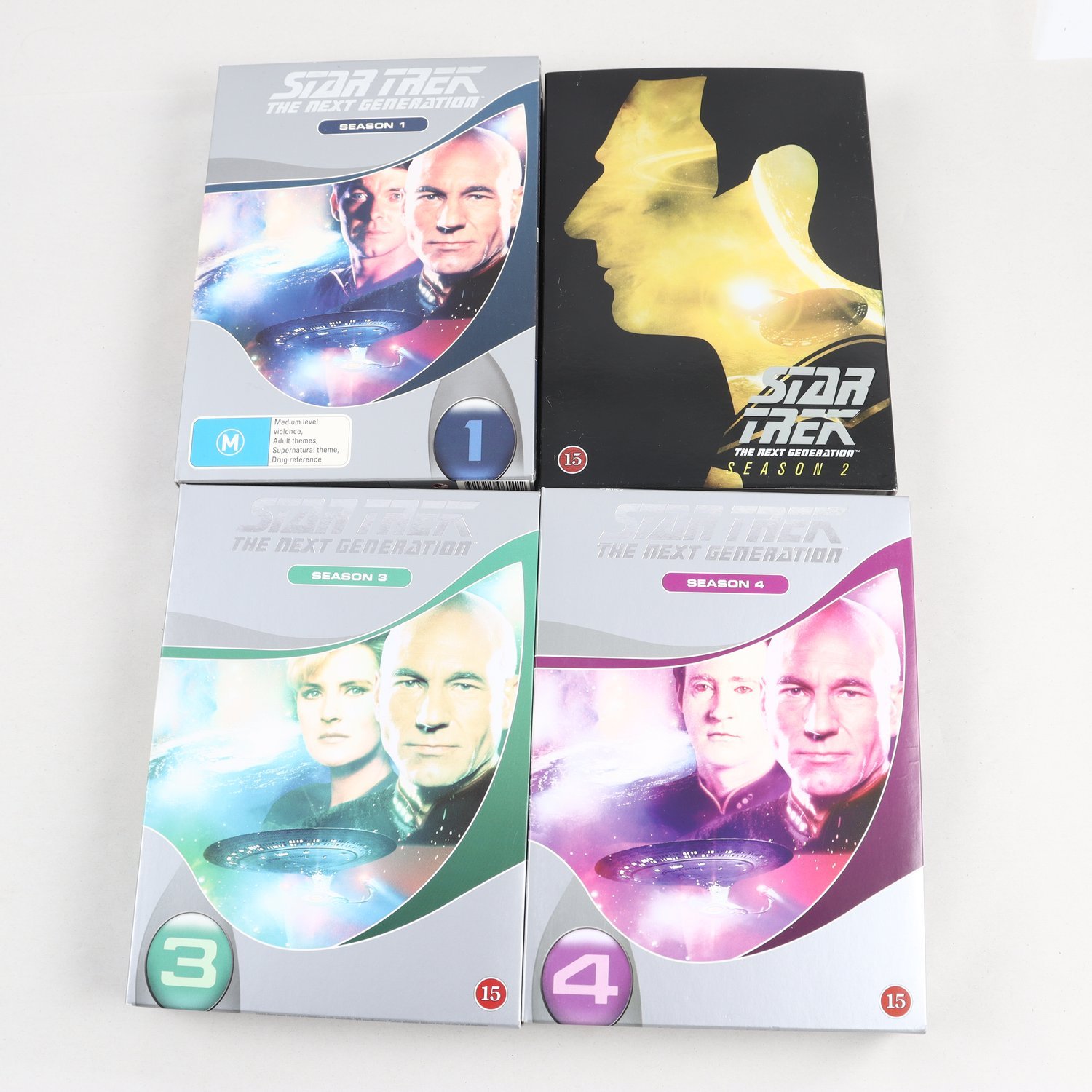 DVD Star Trek, The Next Generation säsong 1-7. Samfraktas ej.