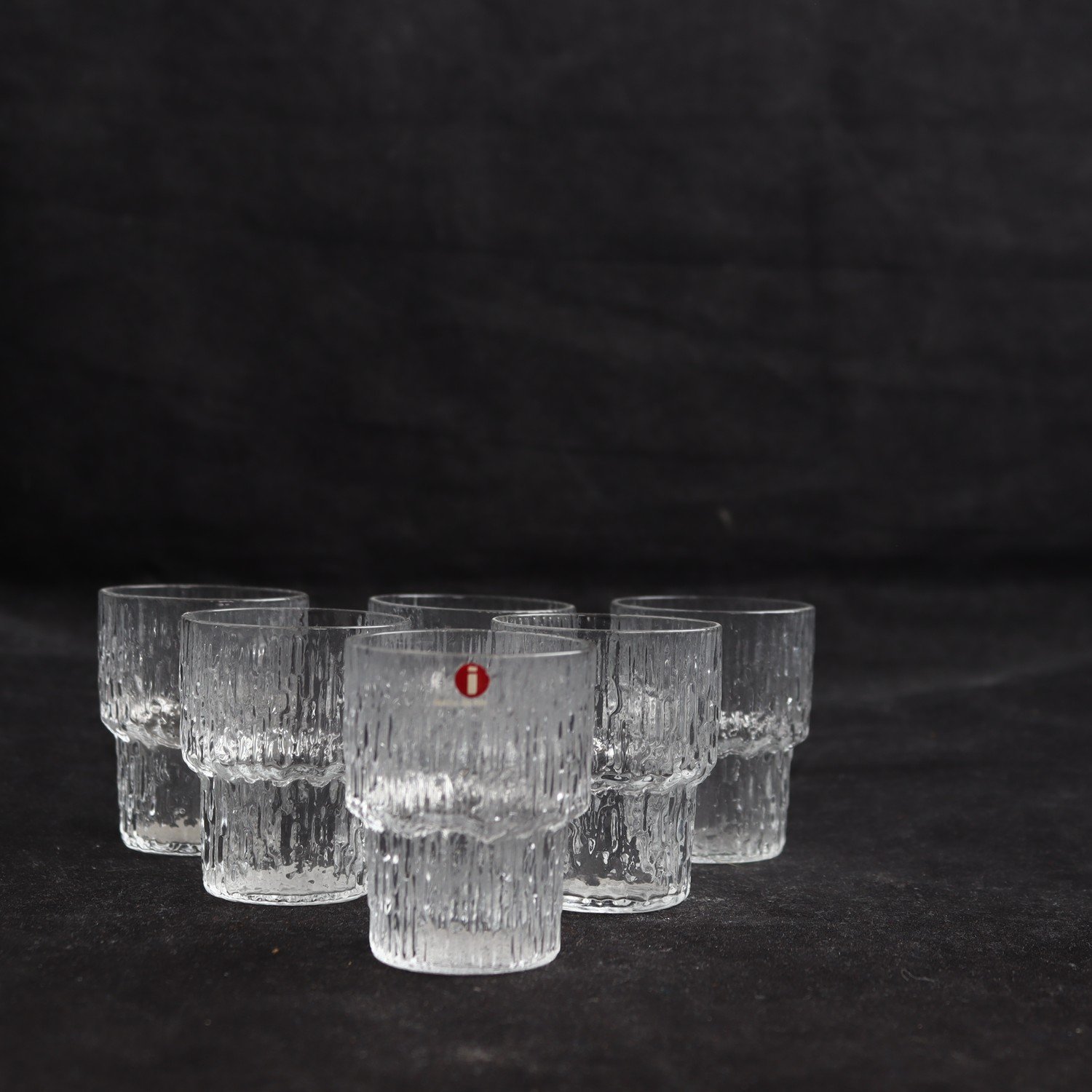 Snapsglas, Paadar, Tapio Wirkkala, Iittala, 6 st