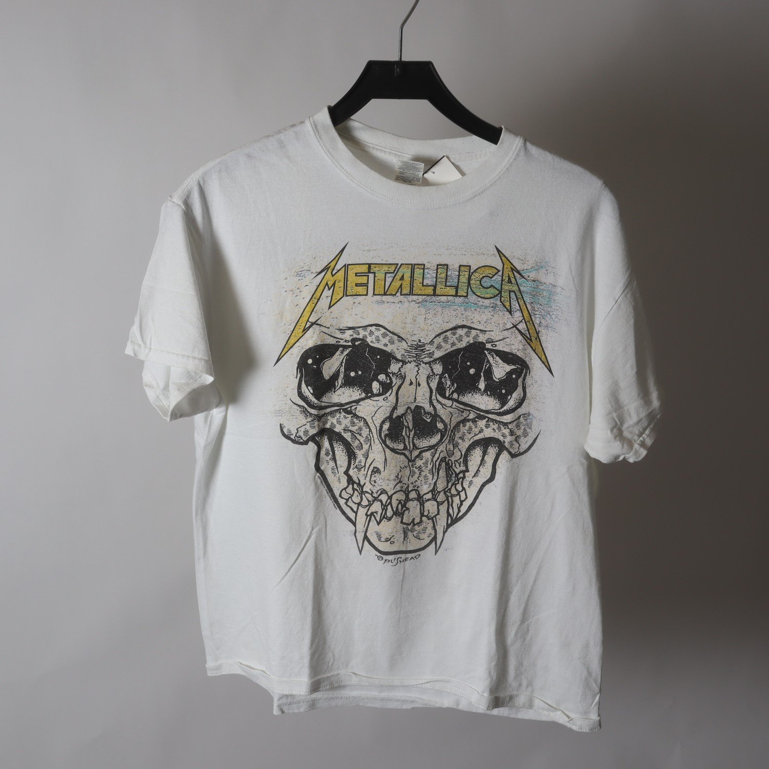 T-shirt, Metallica, vit, stl. L