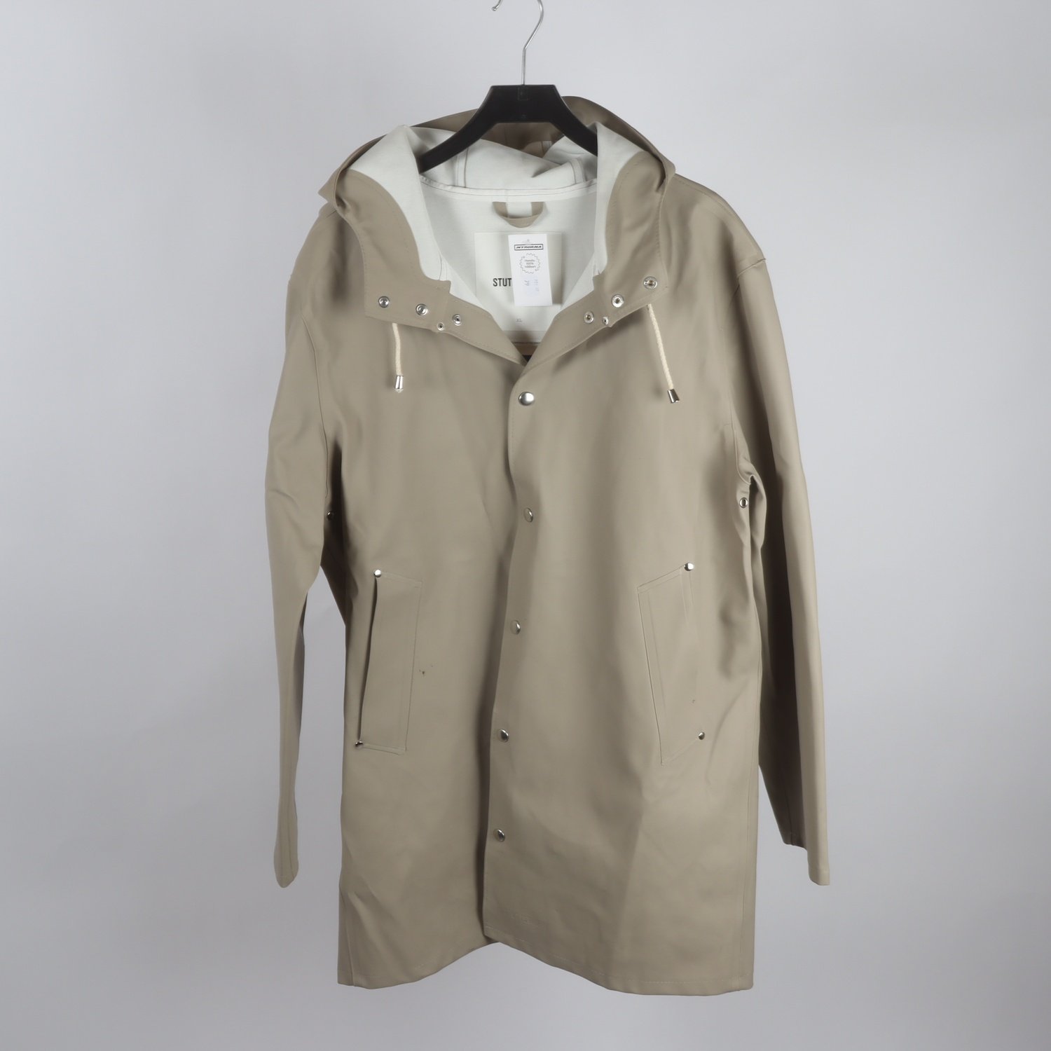 Regnkappa, Stutterheim, grå, stl. XL