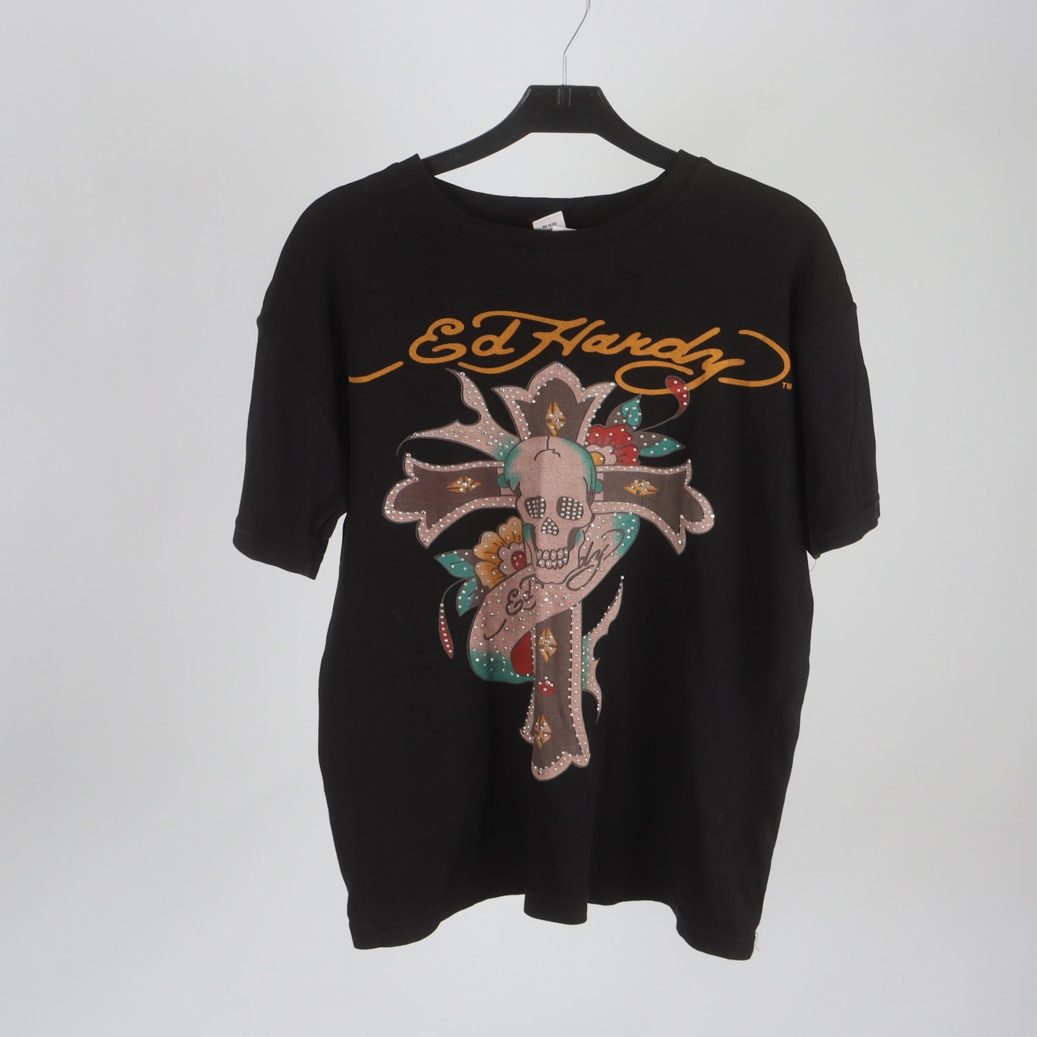 T-shirt, Ed Hardy, svart, stl. M