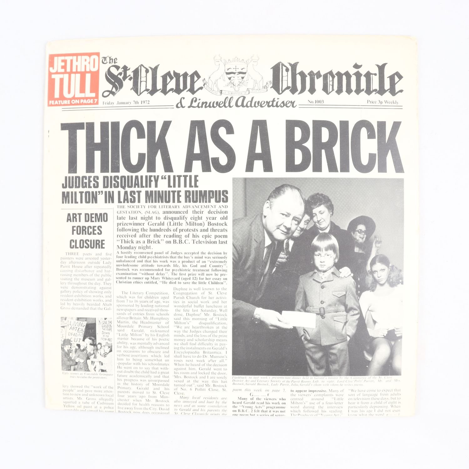 LP Jethro Tull, Thick As A Brick