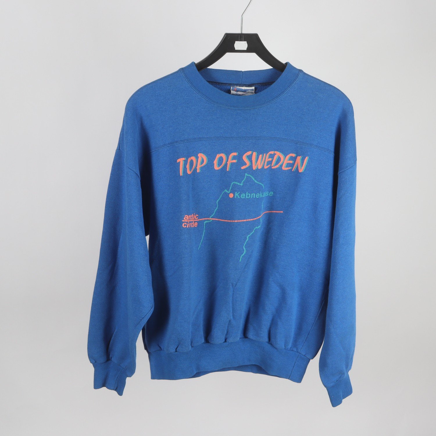 Sweatshirt, vintage, Seeweed, blå, stl. XL