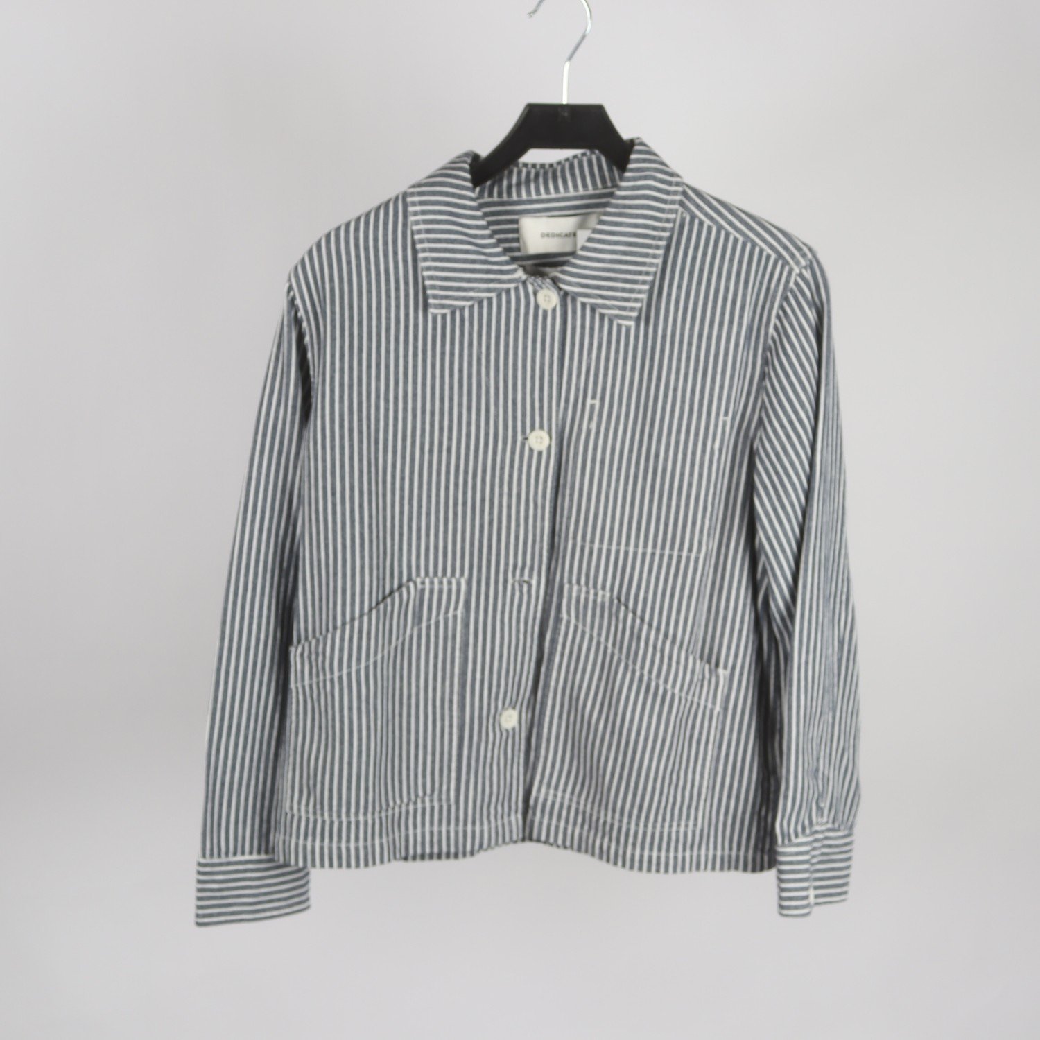 Overshirt, Dedicated, randig, stl. S