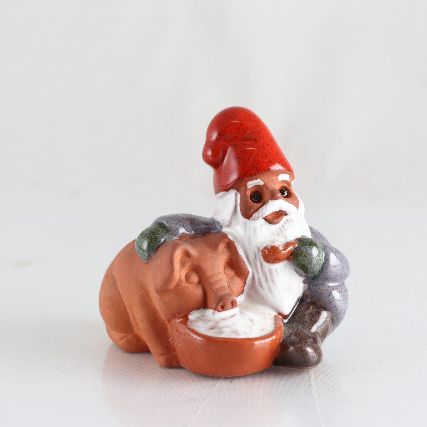 Figurin, Tomte med gris, Rolf Berg