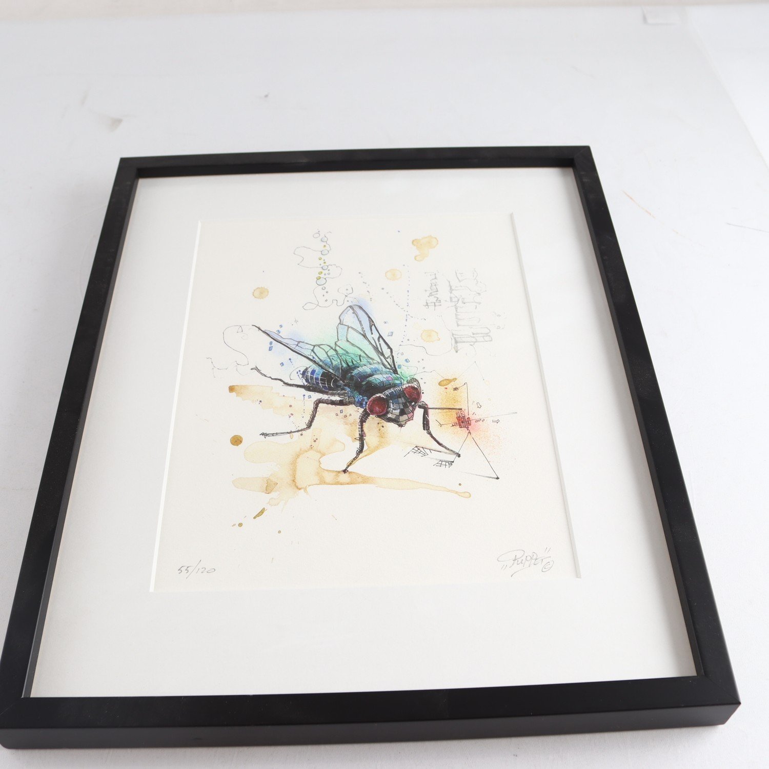 Fine art pigment print, ”Puppet – Fly now”, Daniel Blomqvist. Samfraktas ej.