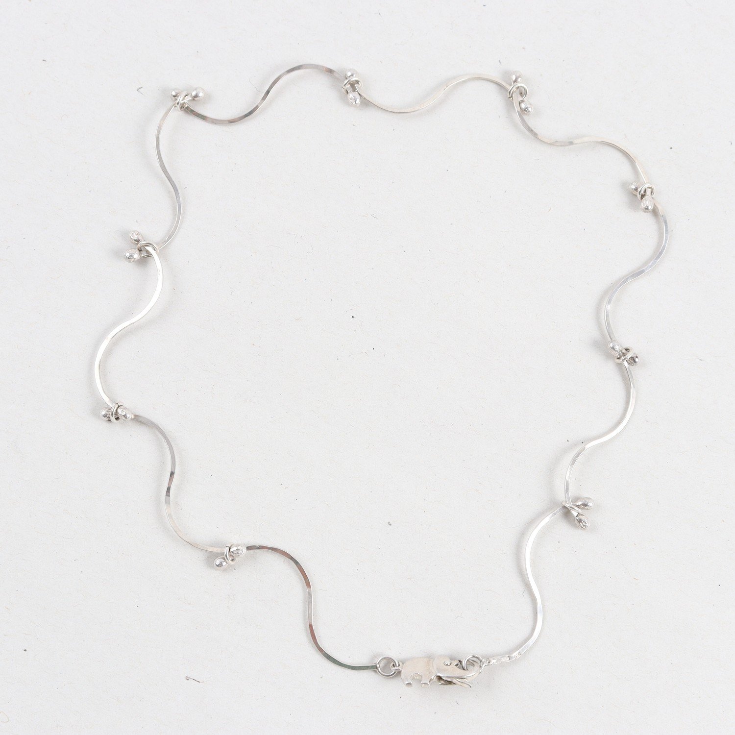 Halsband, silver, vikt: 10,2g