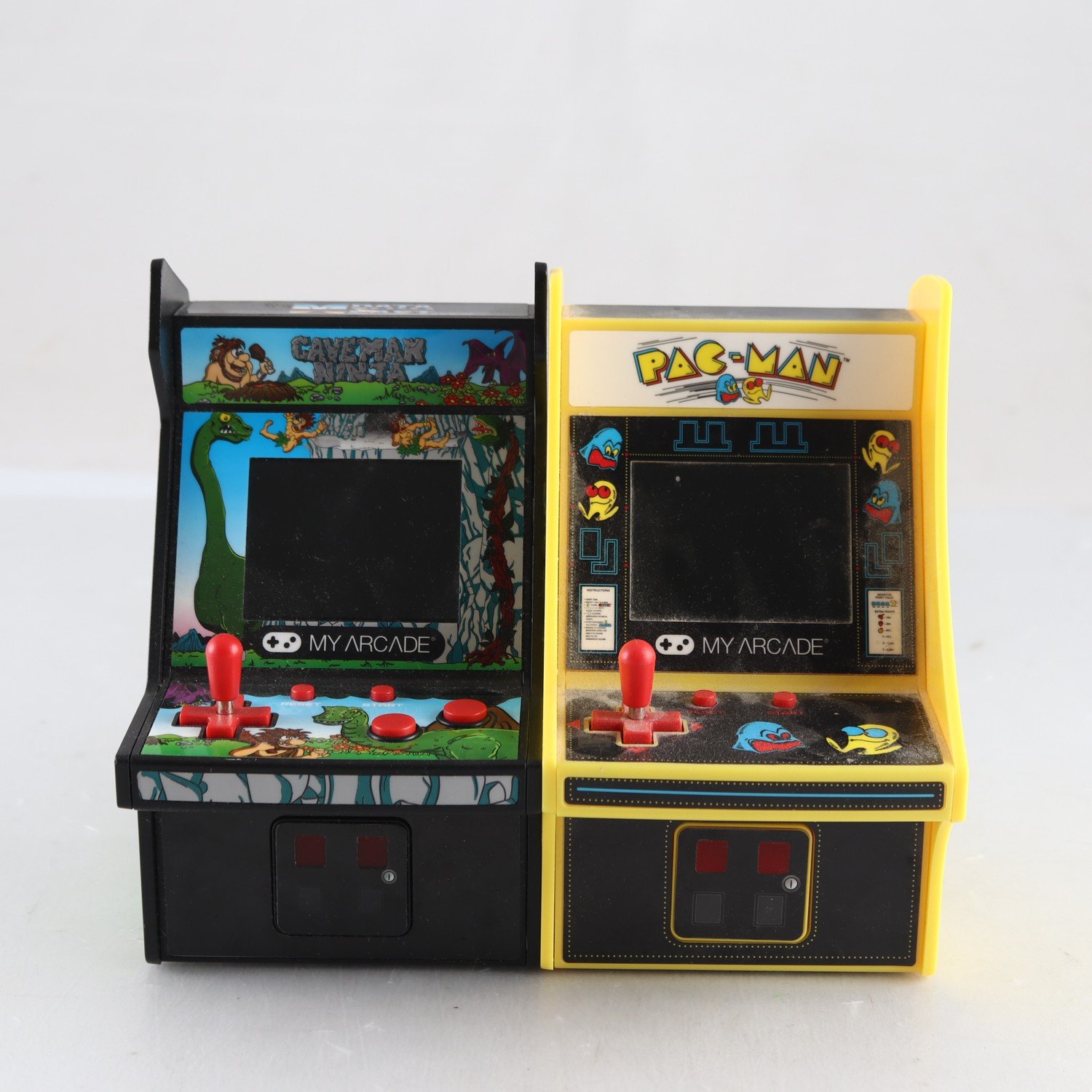 Miniarcade, Pac-man och caveman ninja